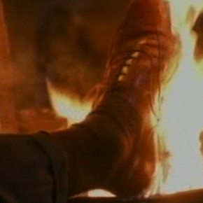 Richard Norton's flaming feet