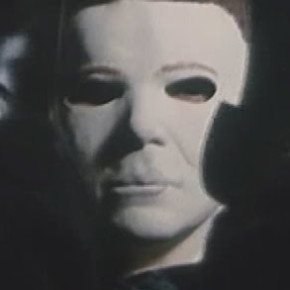 Michael Myers flushes someone down a toilet